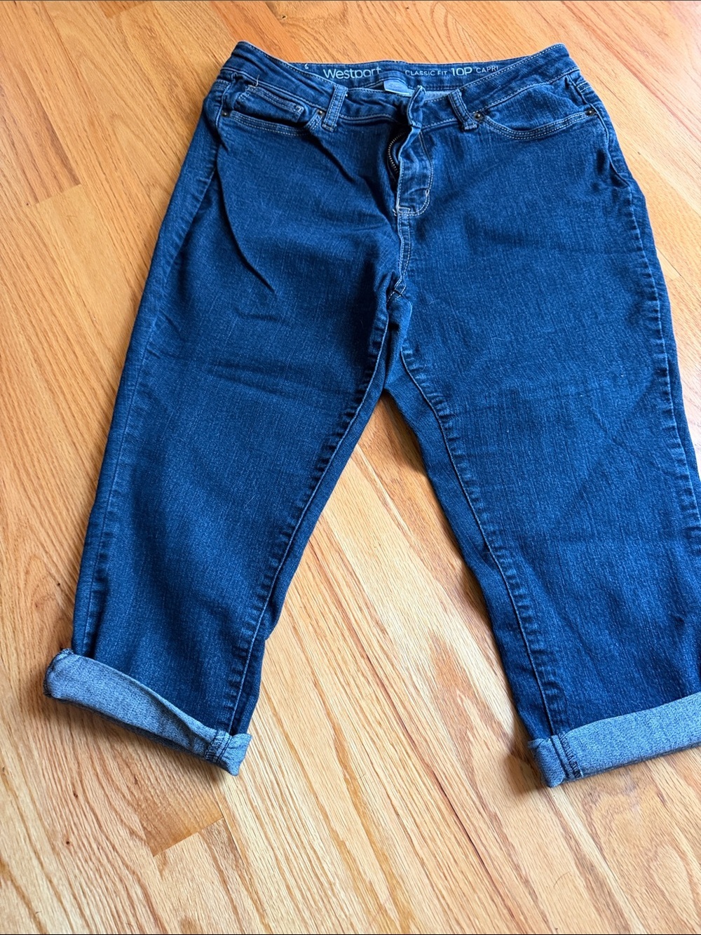 Westport Dark Blue Ankle Jeans - Picture 3 of 4